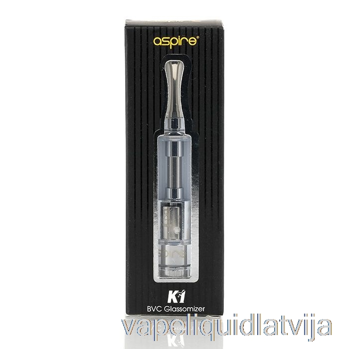 Aspire K1 Glassomizer Bvc Tvertne Black Vape šķidrums